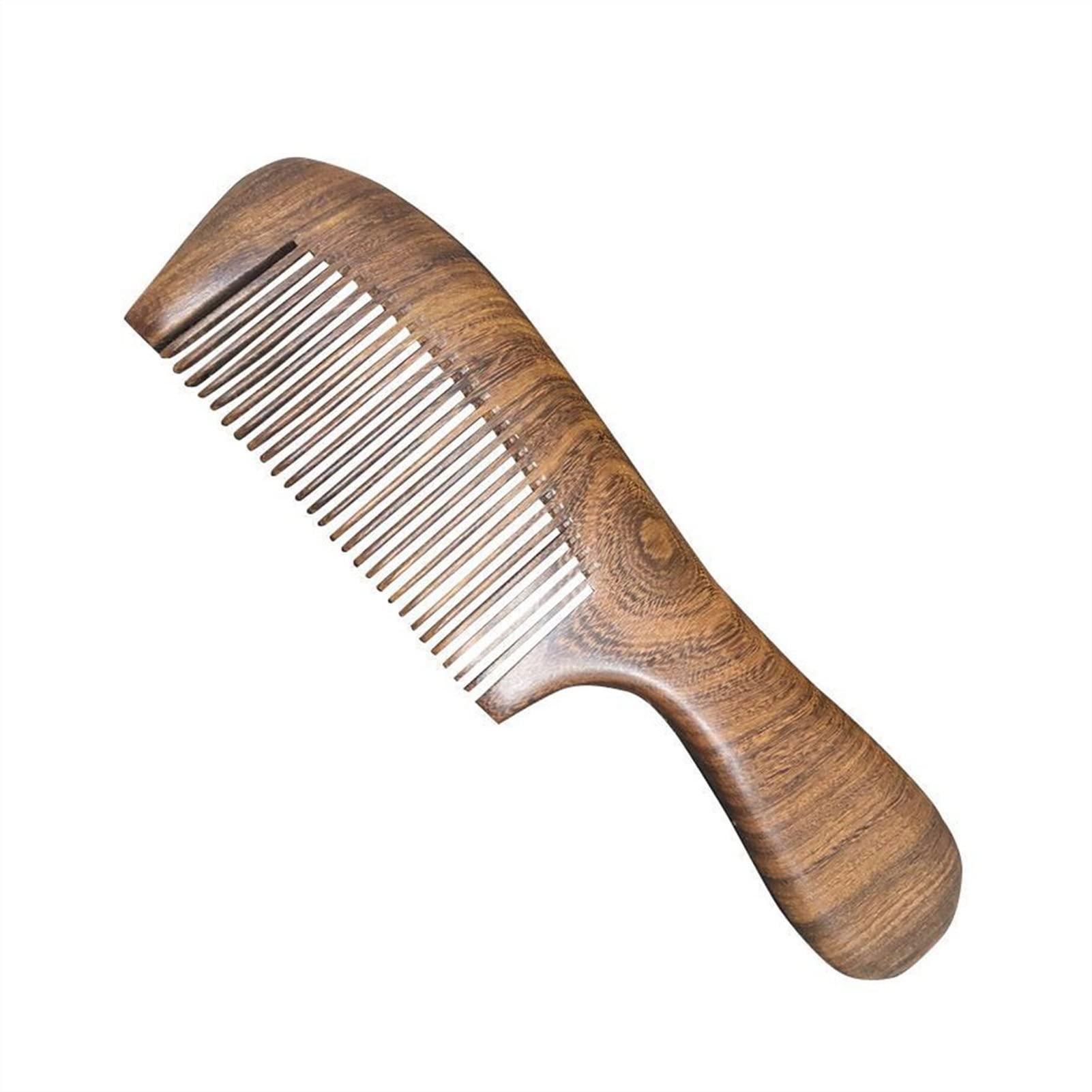 ADERFETBI Hair Comb Massage Comb Wide Tooth Smooth Hair Ideal For, Beard Combing And Beard-handmade Men's and Women's Care(A)