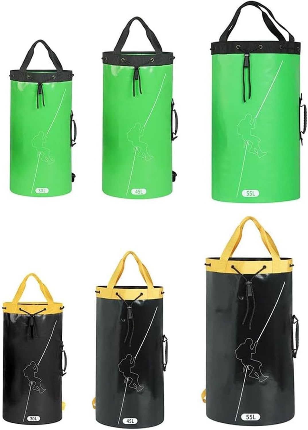 BBTISG Kletterseil Tasche 30L - Wasserdichte Aufbewahrung Für Outdoor-Ausrüstung