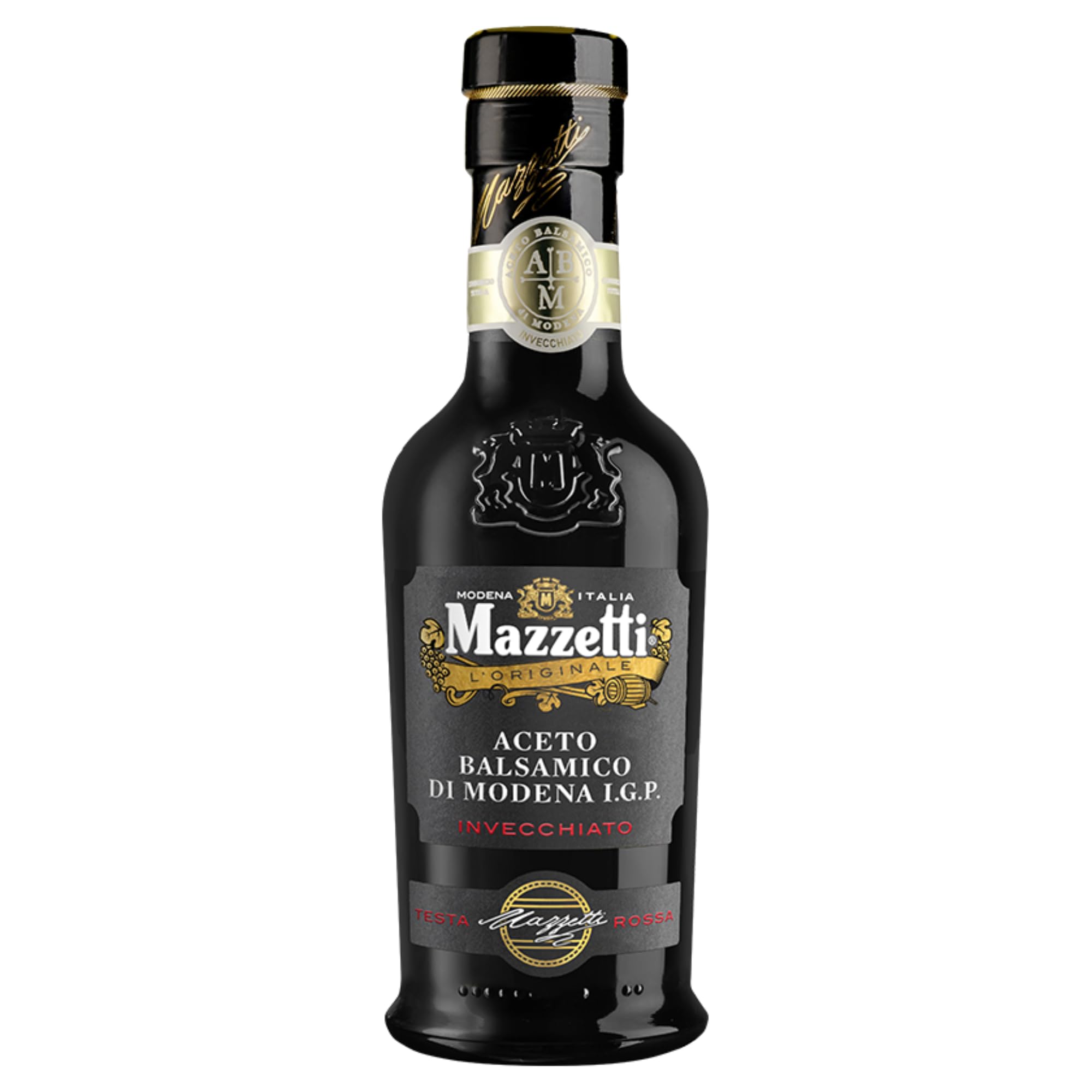 usy Bundle für Mazzetti Balsamico Testa Rossa VPE (6x250ml Flasche) + usy Block
