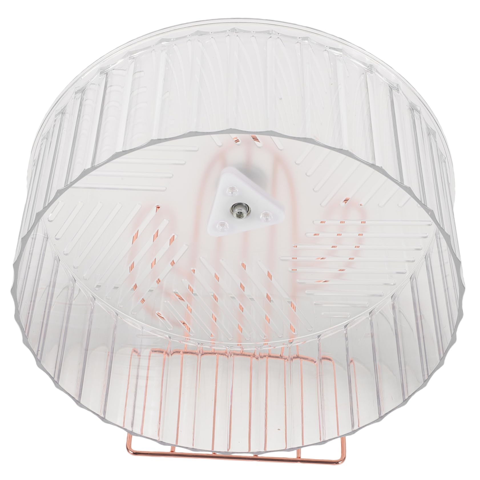 GREENADSCAPE Exercising Hedgehog Wheel Chinchilla Accessory Quiet Stable Hamster Wheel Random Color