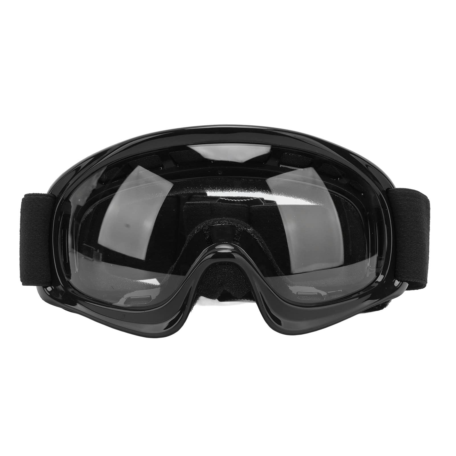 Gogle Pwshymi Dirt Bike, Gogle narciarskie dla dzieci, Profesjonalne, wiatroszczelne, do jazdy na rowerze na świeżym powietrzu, do jazdy na nartach, do jazdy na motocyklu terenowym (czarne) (cza