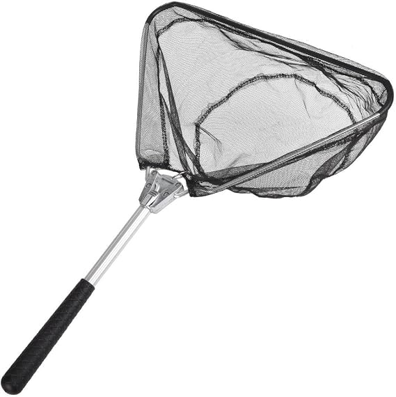 Valkyrie Foldable Fish Scoop - Short Handle Portable Scoop - Ideal for Boat and Shore Fishing