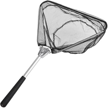 Valkyrie Foldable Fish Scoop - Short Handle Portable Scoop - Ideal for Boat and Shore Fishing