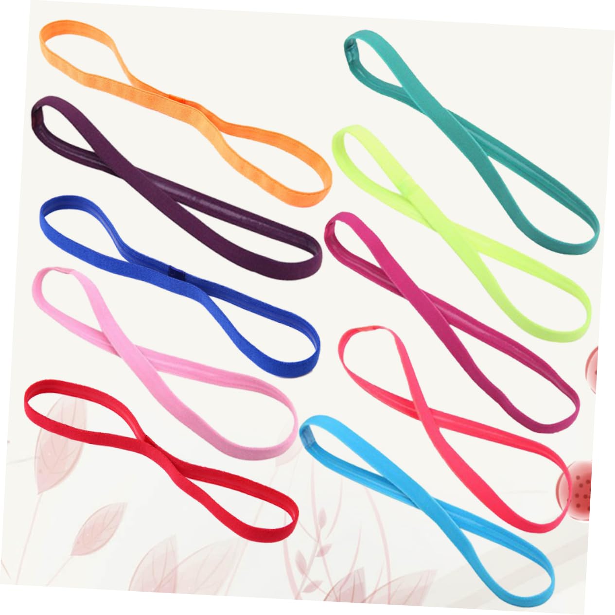 Beavorty 30piezas Diademas De Yoga Elásticas Antideslizantes Para Mujer Accesorios De Fitness Surtidos Para Deporte y Uso Diario