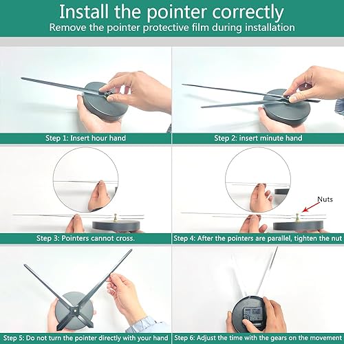 Miniatura 7 de Reloj de pared grande de bricolaje, espejo 3D, moderno, digital, de pared, decorativo, para el hogar, sala de estar, dormitorio, oficina, decoración