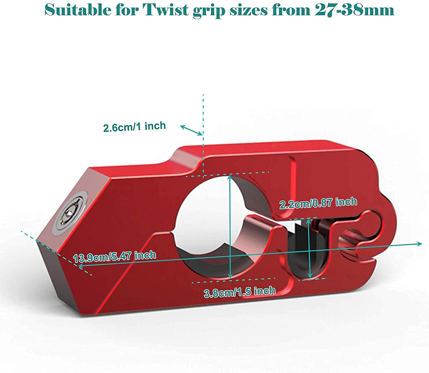 Serrure De Guidon De Moto Serrure De Frein À Disque Avec Son D'Alarme