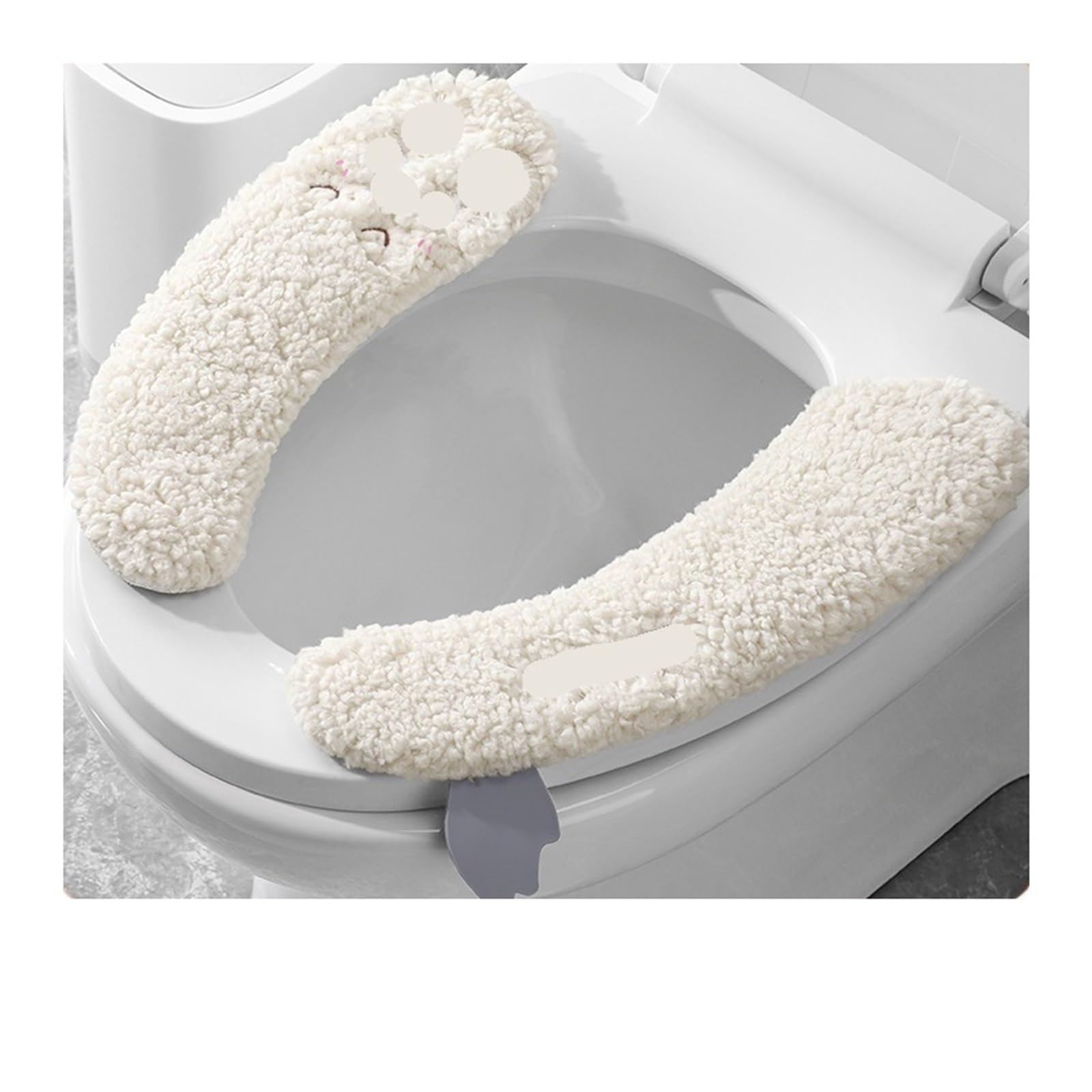 Thickened Plush Warm Toilet Seat Cover