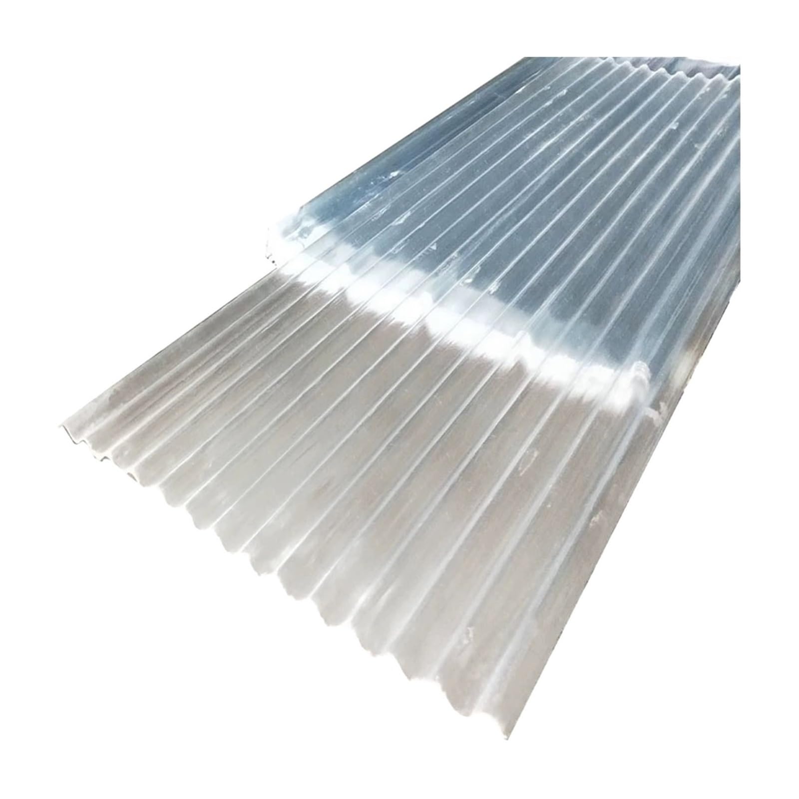 3X Placa Ondulada Planchas Transparentes Tejados Hojas de Techo 1.20 mm Placa de Iluminación Natural Chapa Ondulada Aislamiento Térmico(90x50cm(35x20in)-1.2mm)