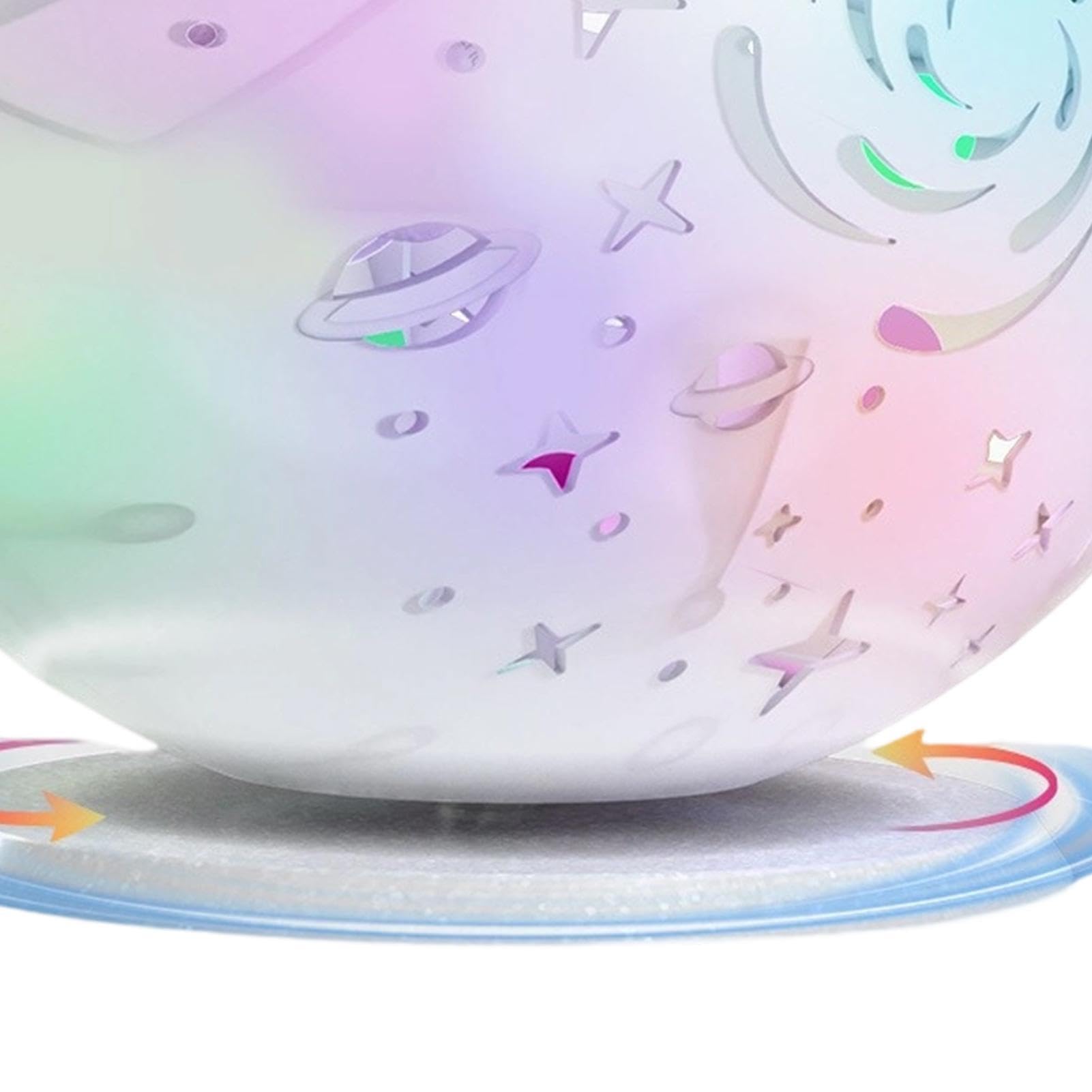 Seifenblasenmaschine für Kinder Wiederaufladbare 360-Grad-Auto-Rotation mit | 10-fach Kinder-Seifenblasenmaschine für Geburtstag, Hochzeit, Garten, und Mädchen