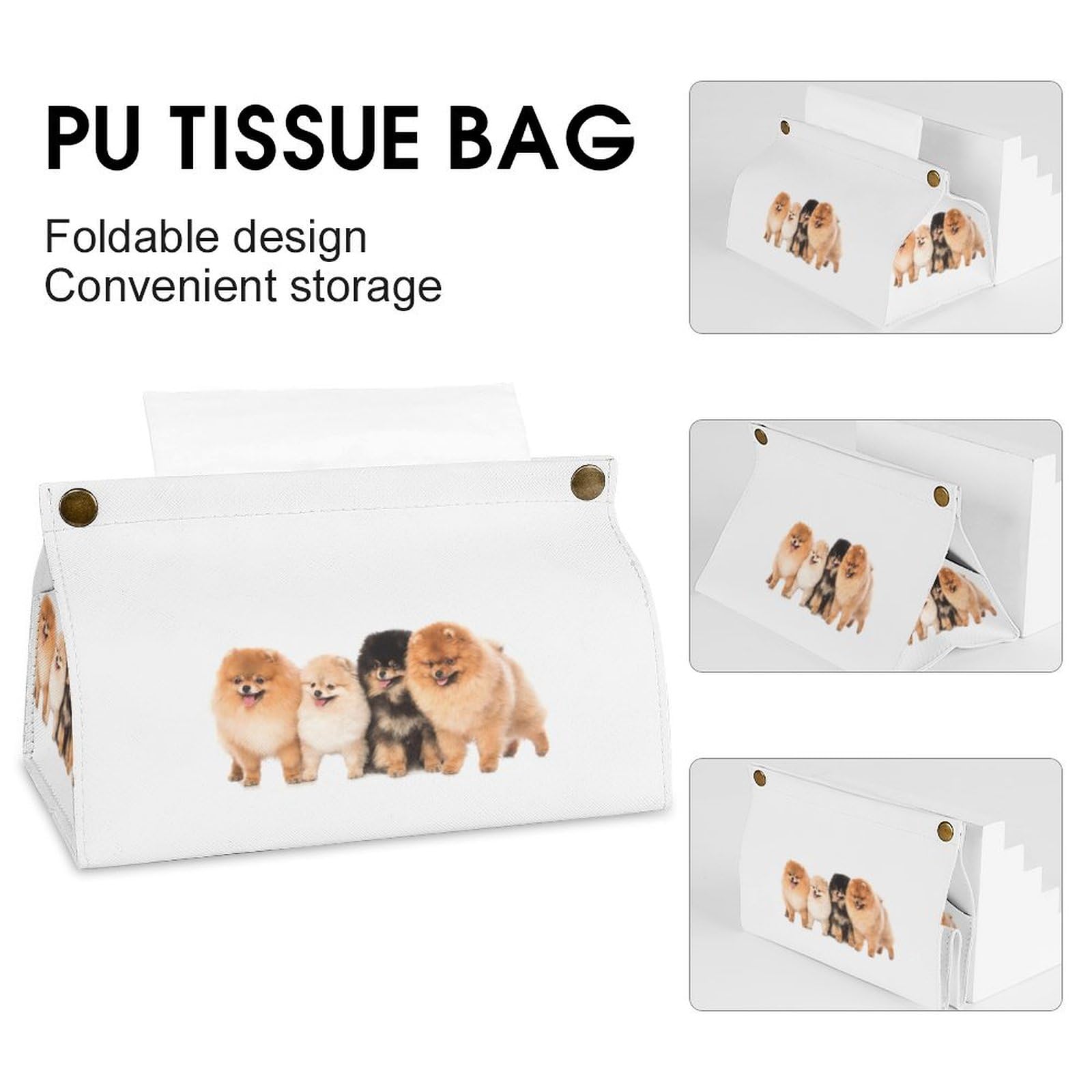 Amazon｜ティッシュケース ポメラニアン かわいい いぬ 犬 ティッシュ
