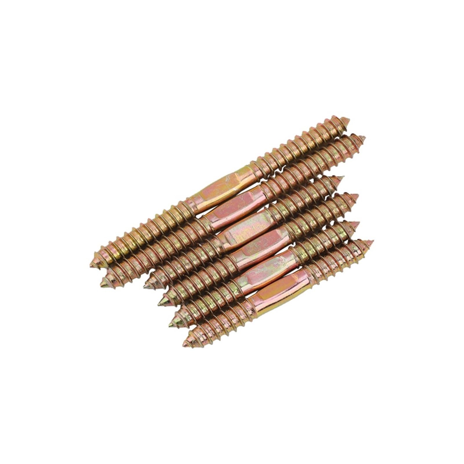 Viti Viti autofilettanti vite in acciaio inox Bullone a gancio Bullone a doppia testa Vite autofilettante Tasselli for legno e metallo Viti autofilettanti for fissaggio mobili a doppia estremità(M10X7