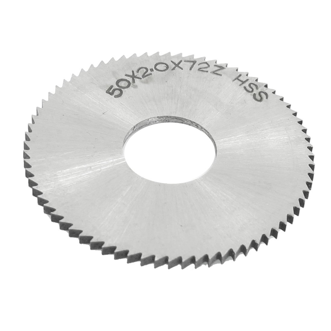 Uxcell Gray Sourcingmap Cutting Tool 50Mm X 16Mm X 2Mm 72 Peg Teeth Hss Slitting Saw Blade