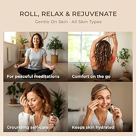 Gya Labs Frankincense & Somali Myrrh Essential Oil Roll On - 0.34 Fl Oz - Travel Size Roller for Camping, Skin, Aromatherapy Relief, Convenience