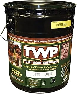 TWP 200 Clear Shake and Shingle Sealant - Professional Strength, Deep Penetrating Wood Protectant, UV & Water Resistant, Easy Apply - 5 Gallon