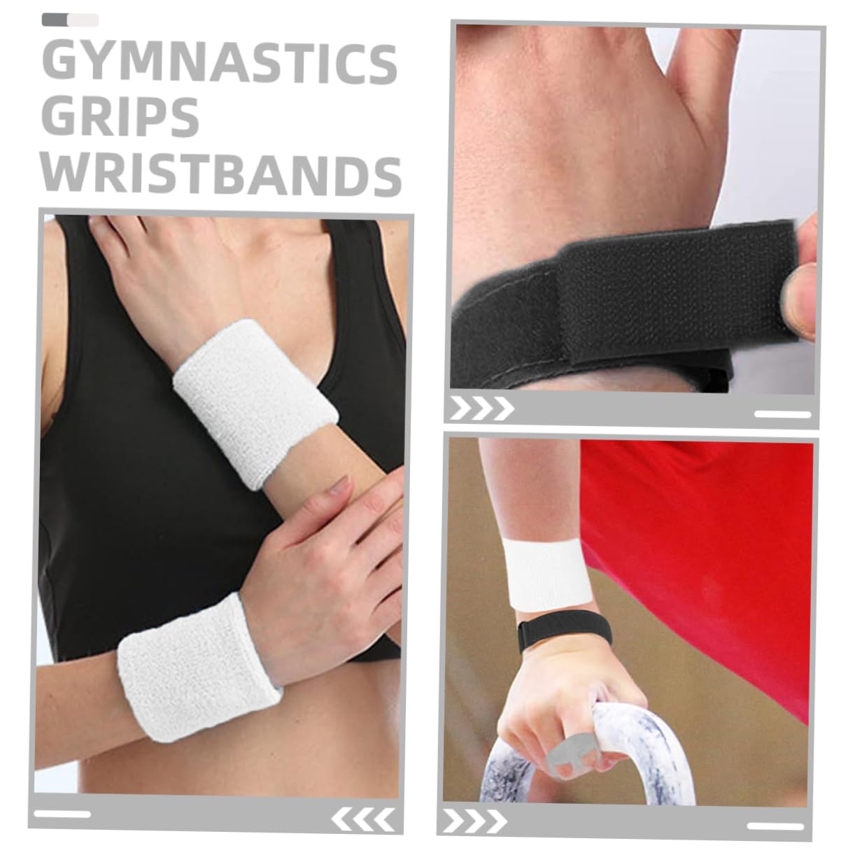 BRIGHTFUFU Leather Gymnastics Grips Weightlifting Supplies Non-Slip Wristbands Portable Gymnastic Equipment