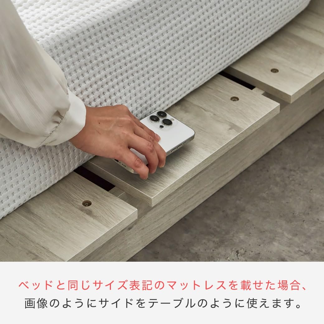 Amazon｜ネルコンシェルジュ アーデン ローベッド すのこベッド