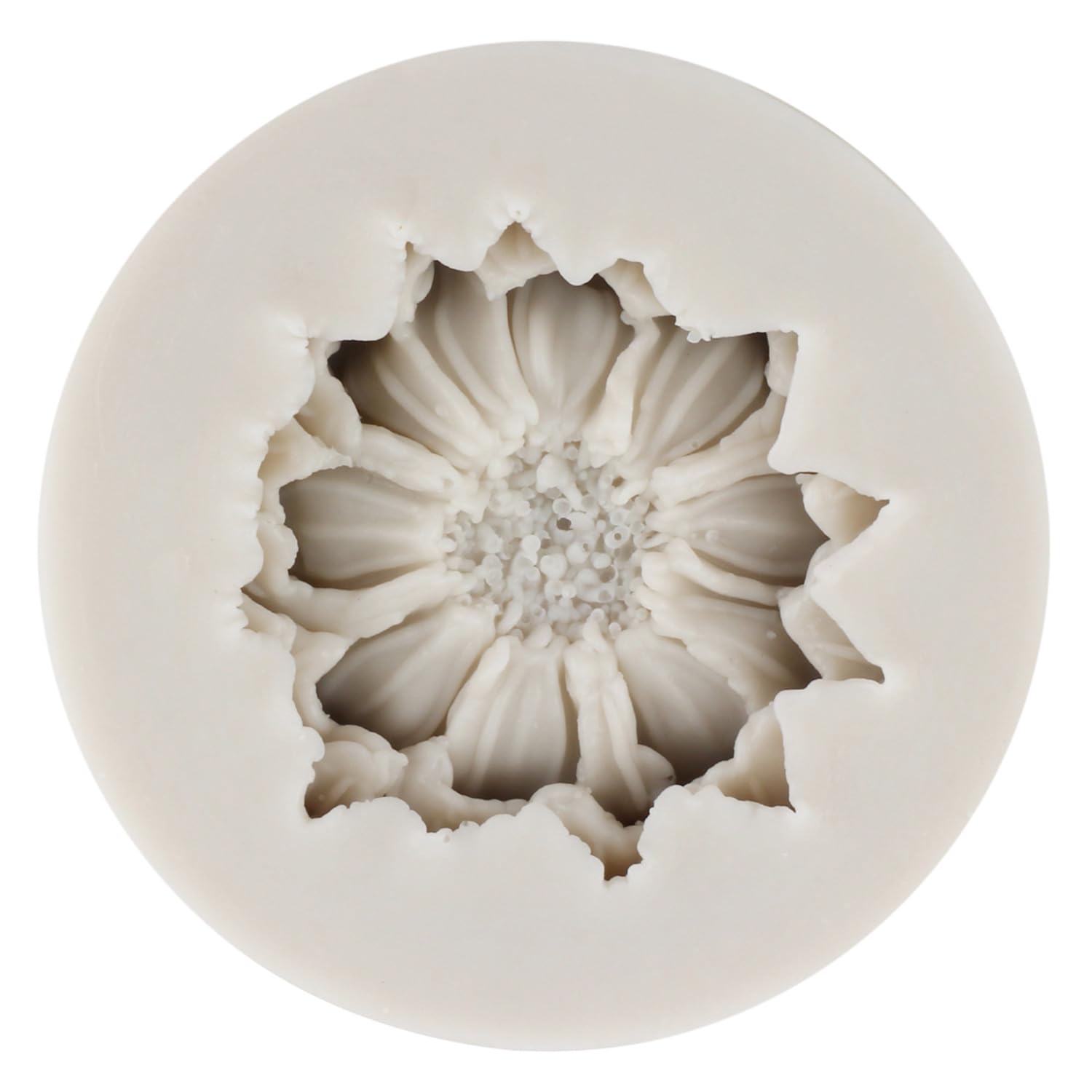 Set 6 Stampi In Silicone Per Torte A Forma Di Fiore: Margherita, Crisantemo E Girasole - Per Fondente, Cioccolato, Argilla E Caramelle