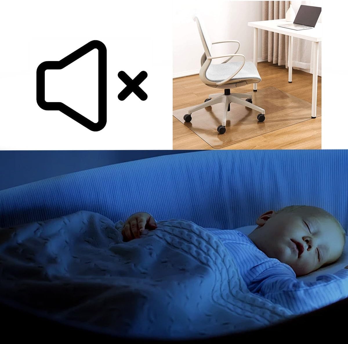 Computer Gaming Chair Mat,Anti-Slip Desk Chair Mat,Easy Glide,(Rectangle),Floor Protectors For Hardwood Floors,Clear Chair Mat For Rolling Chair,Heavy Duty Floor Protector For Home ( Color : Clear , S