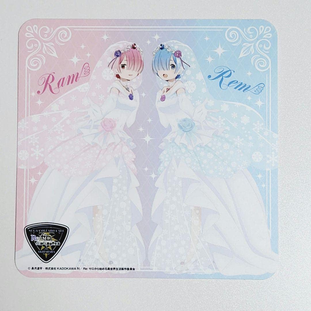 Re:ゼロから始める異世界生活 SEGAコラボカフェ コースター リゼロ