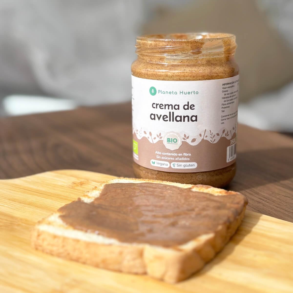 PLANETA HUERTO | Crema de Avellanas ECO 700 g 100% Avellanas Ecológicas - Crema de Avellanas Rica en Ácido Oleico, Antioxidantes y Vitaminas