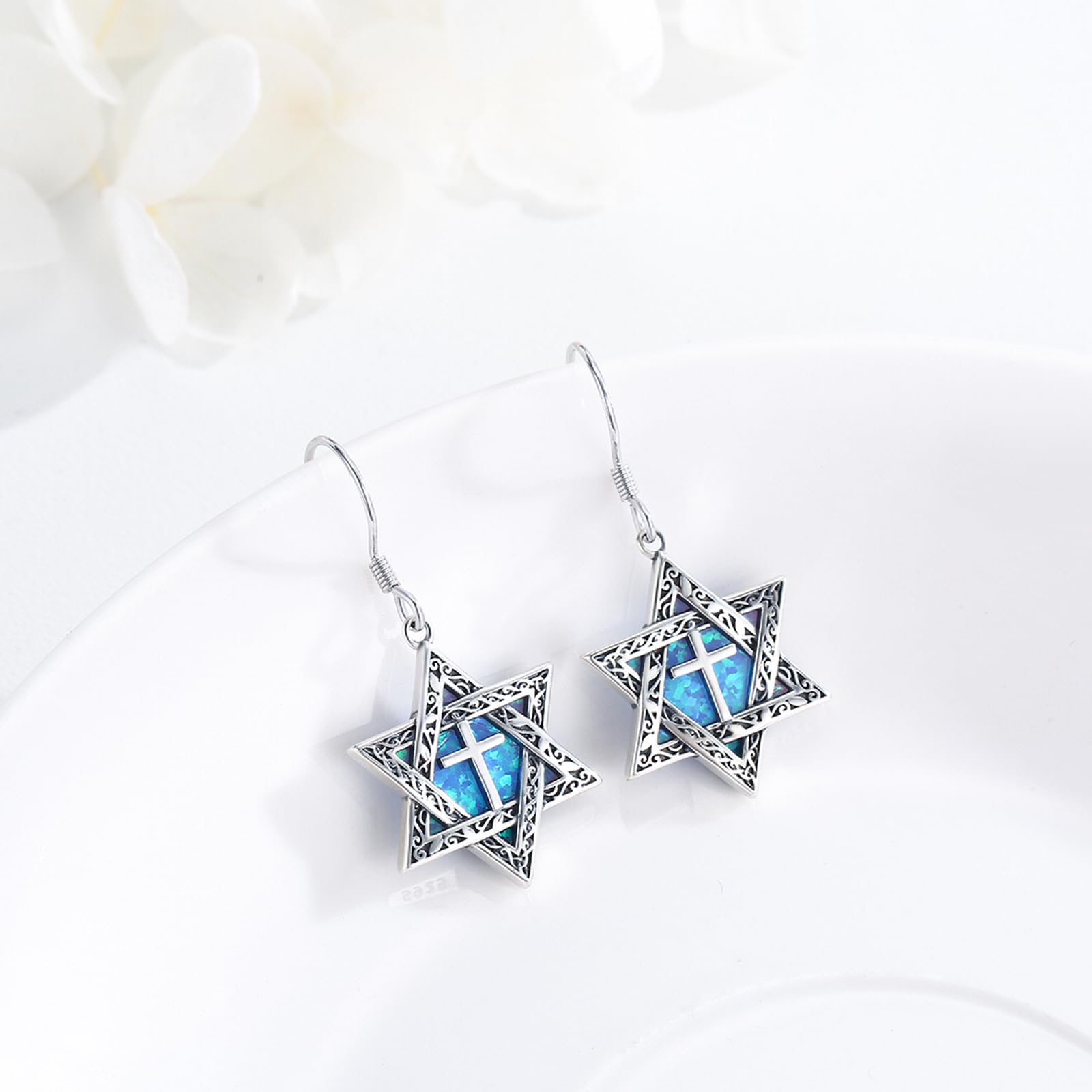 Ohrringe für Damen 925 Sterling Silber Ohrringe Jahrestag Weihnachten Geburtstag Schmuck Geschenk für Töchter Schwestern Mütter