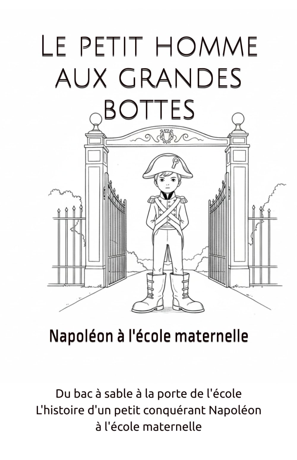 Le petit homme aux grandes bottes: Du bac à sable à la porte de l'école L'histoire d'un petit conquérant Napoléon à l'école maternelle