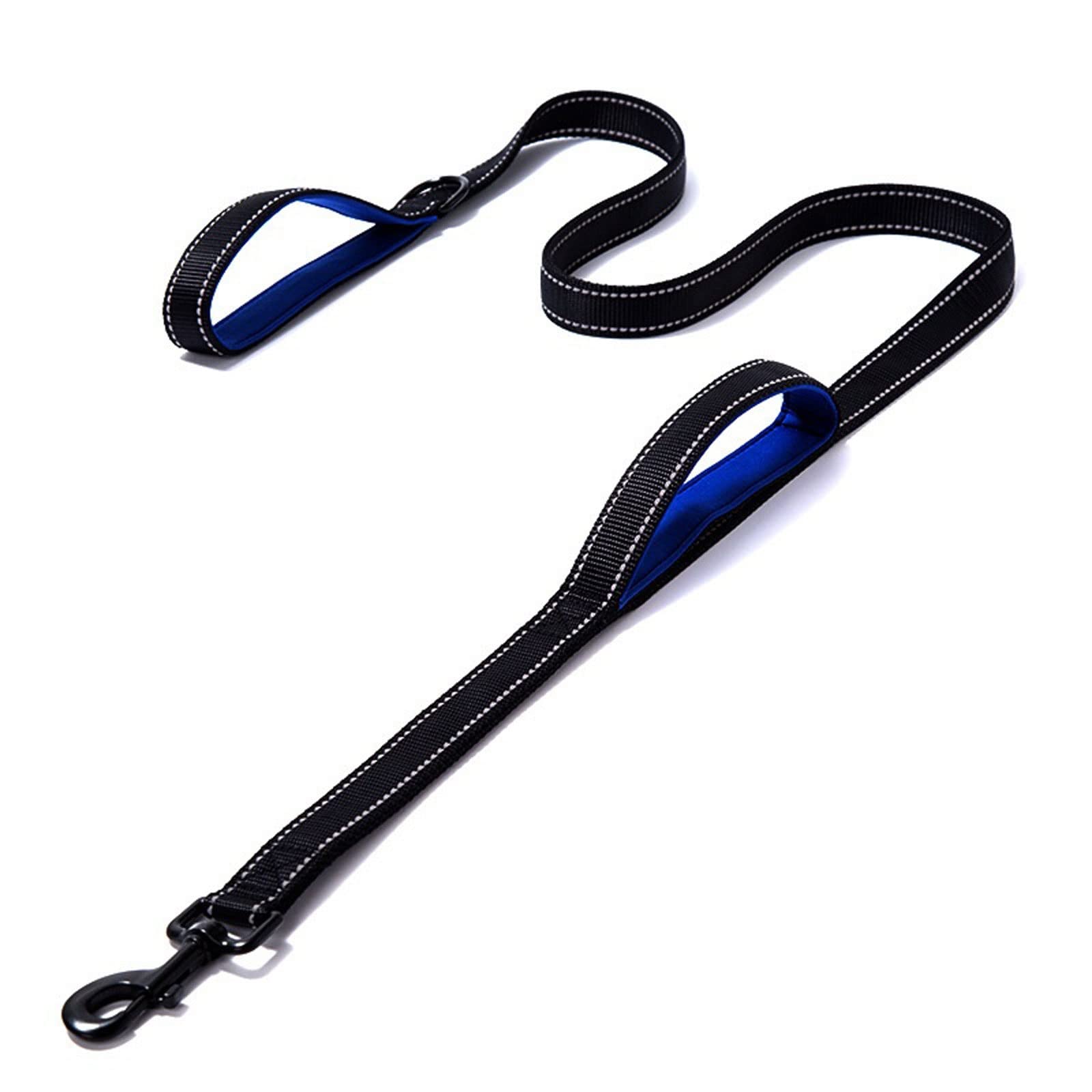 XIANGFAGS Laisse Chien Ceinture de Traction for Gros Chien Laisse de Traction for Chien de Traction à Double Main Corde de Chien réfléchissante en Nylon for Grands et Moyens Chiens