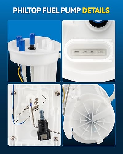 Miniatura 183 de PHILTOP Electric Fuel Pump Assembly Fits For Chevrolet S10 1985-1991, GMC S15 1985-1990, GMC Sonoma 1991, GMC Syclone 1991, SP06B1H