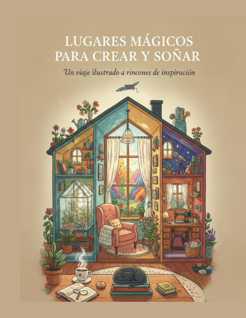 Rincones Agradables para Colorear: 37 Escenas Acogedoras de Bienestar – Libro de Colorear para Adultos