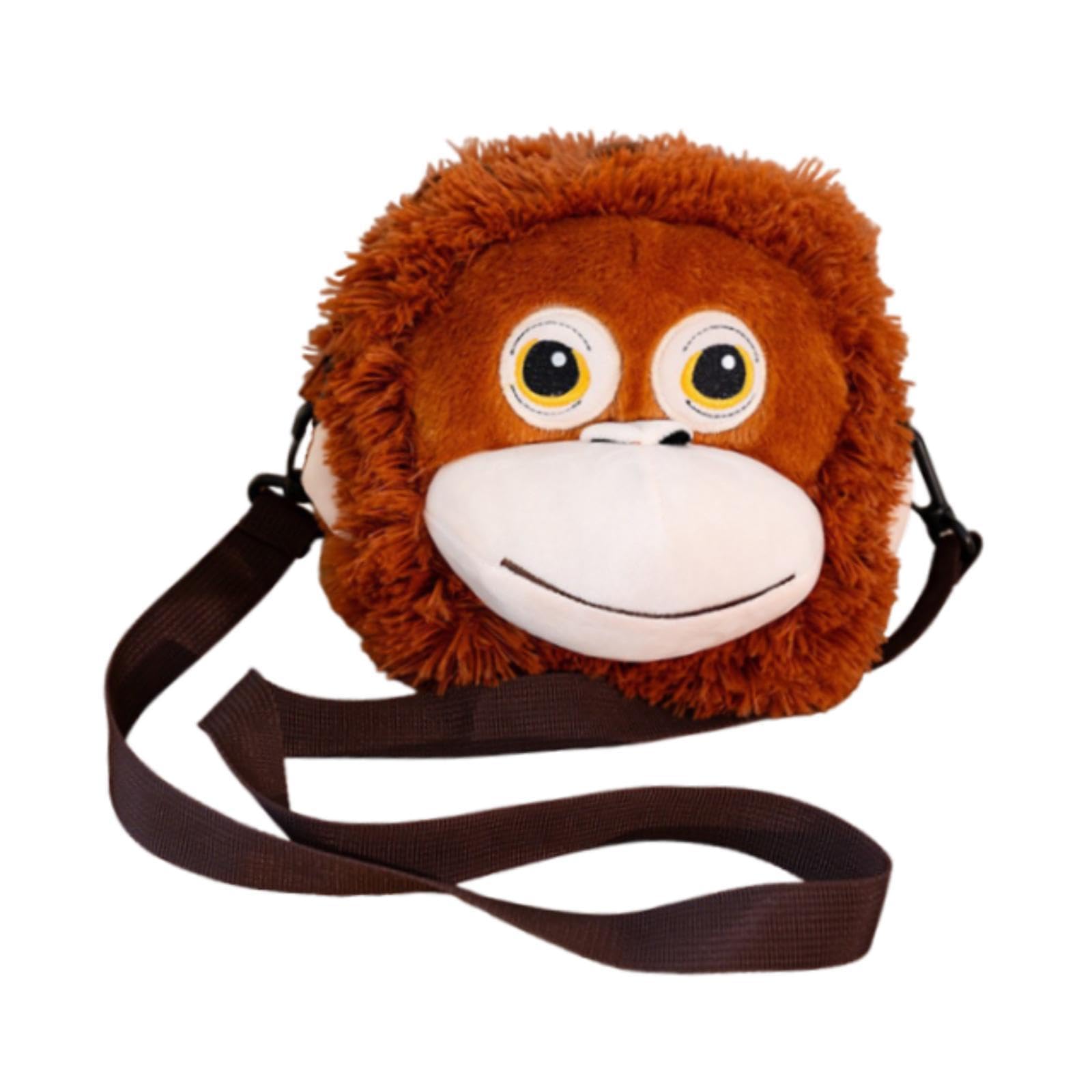 Orangutan Plush Bag Soft Shoulder Purse for Birthday Gifts Adults Boys Girls-image-43