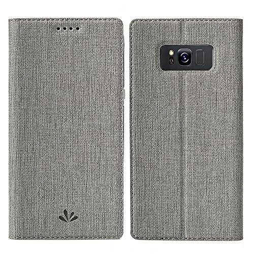 Feitenn Samsung Galaxy S8 アクティブ PUレザー フリップ ウォレットケース スタンド付き キックスタンド カードホルダー マグネットクロージャー クリア TPU バンパー フルカバー スリム 耐衝撃 ケース Galaxy S8 Active用 4336651309