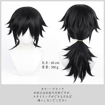 冨岡義勇　ウィッグ コスプレ-ウィッグ】 鬼滅の刃 キャラクターウィッグ 冨岡 義勇