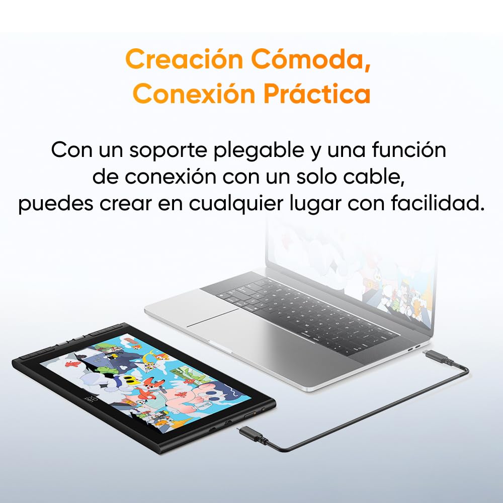 XPPen Artist 12 3rd Tableta Gráfica con Pantalla FHD, Tableta Gráfica de Dibujo Digital Profesional de 12 Pulgadas con X4 Lápiz de 16K Niveles y 2 Diales y Soprte Plegable