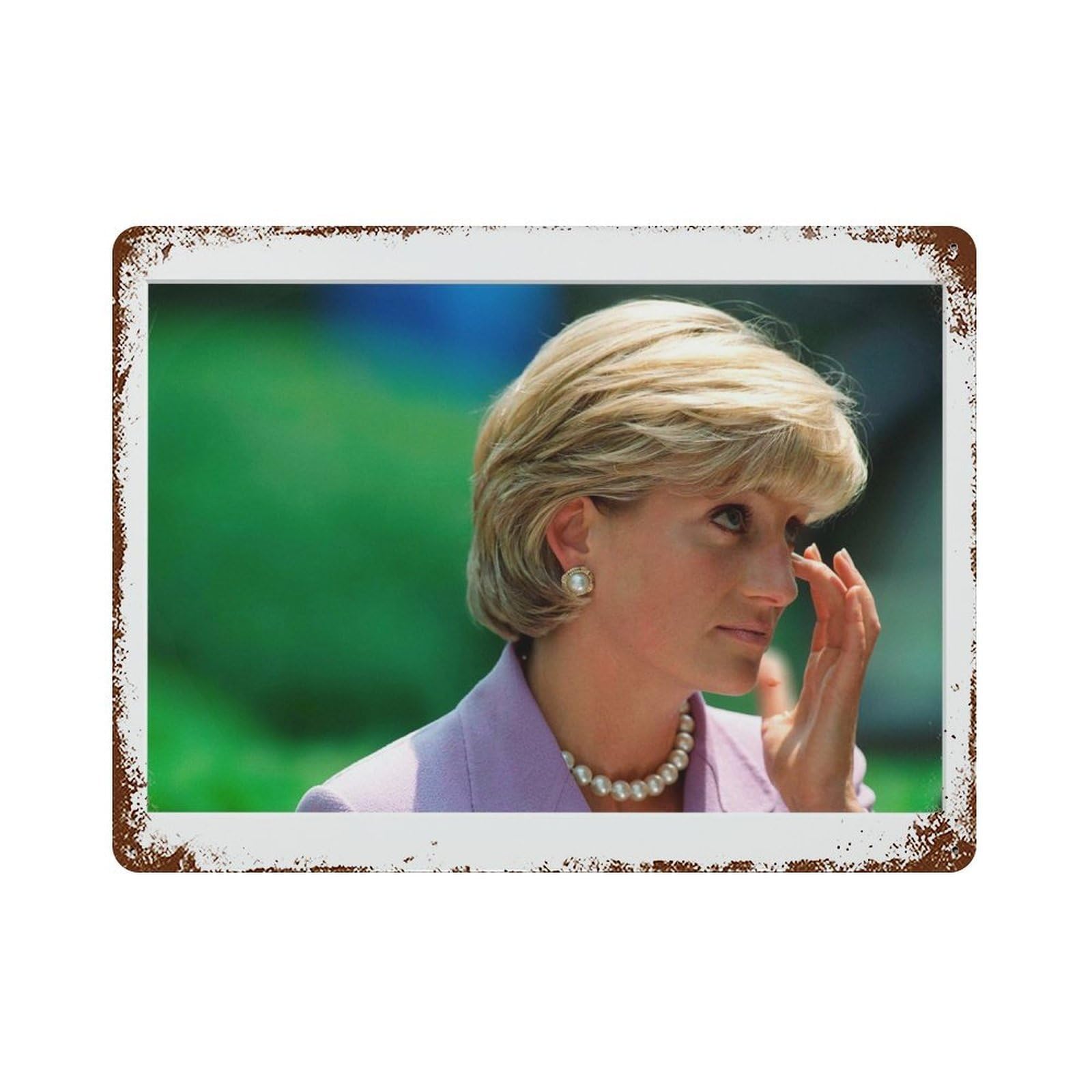xiaoxiaoshen Diana, Princess of Wales Wall Decor Art Metal Tin Poster Modern Home Decor Art Home Bar Shop Decorations Vintage Sign 30x40cm