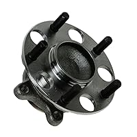 Vista 343 de TRQ Juego de 2 rodamientos de rueda trasera y conjunto de cubo con sensor ABS compatible con Ford Transit Connect 2014-2018