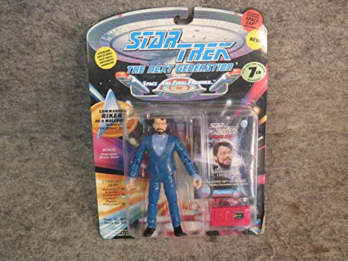 PlayMates Commander Riker as a Malcorian from Star Trek: The Next Generation