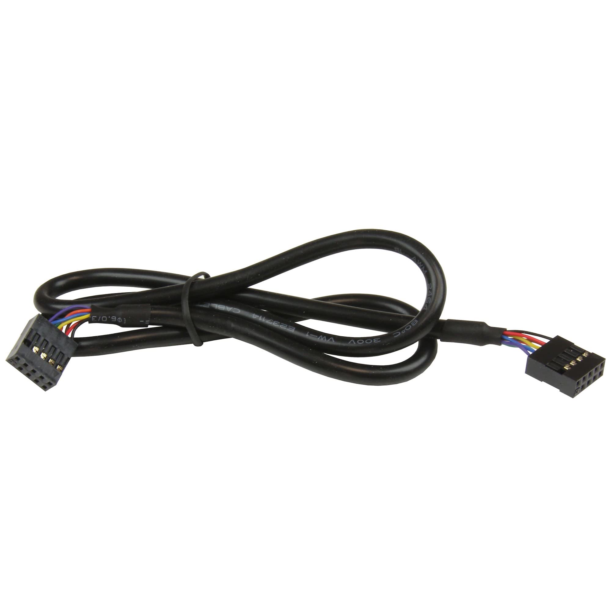 StarTech.com Adaptador Plaqueta Bracket de Placa Base Interna USB a 2 Puertos Serie - 2x DB9 Macho - 1x IDC Hembra | Bracket serie interno, 2x DB9 macho, 1x IDC hembra