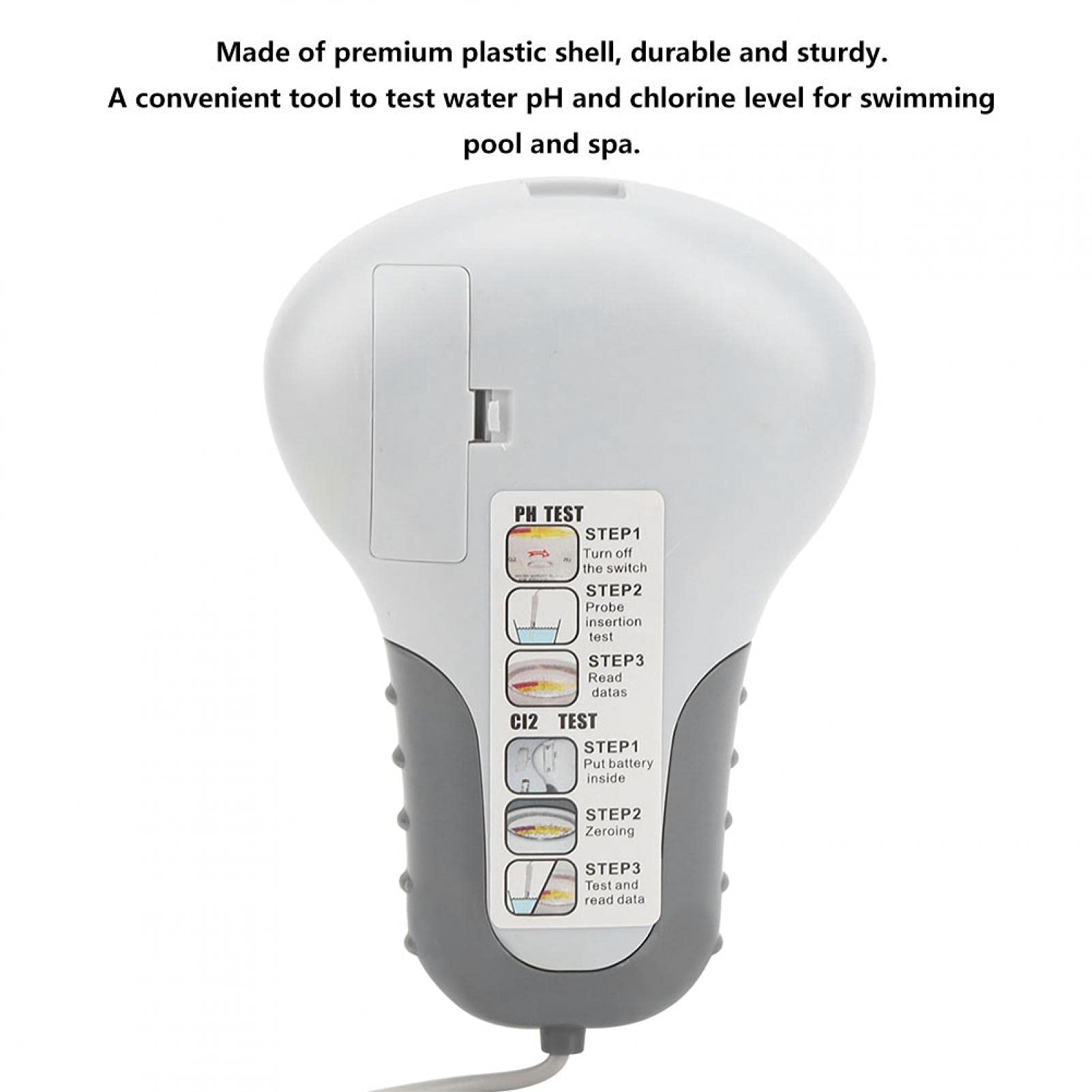 Testeur De PH De Chlore 2 En 1 Analyseur De Qualit De Leau De Chlore
