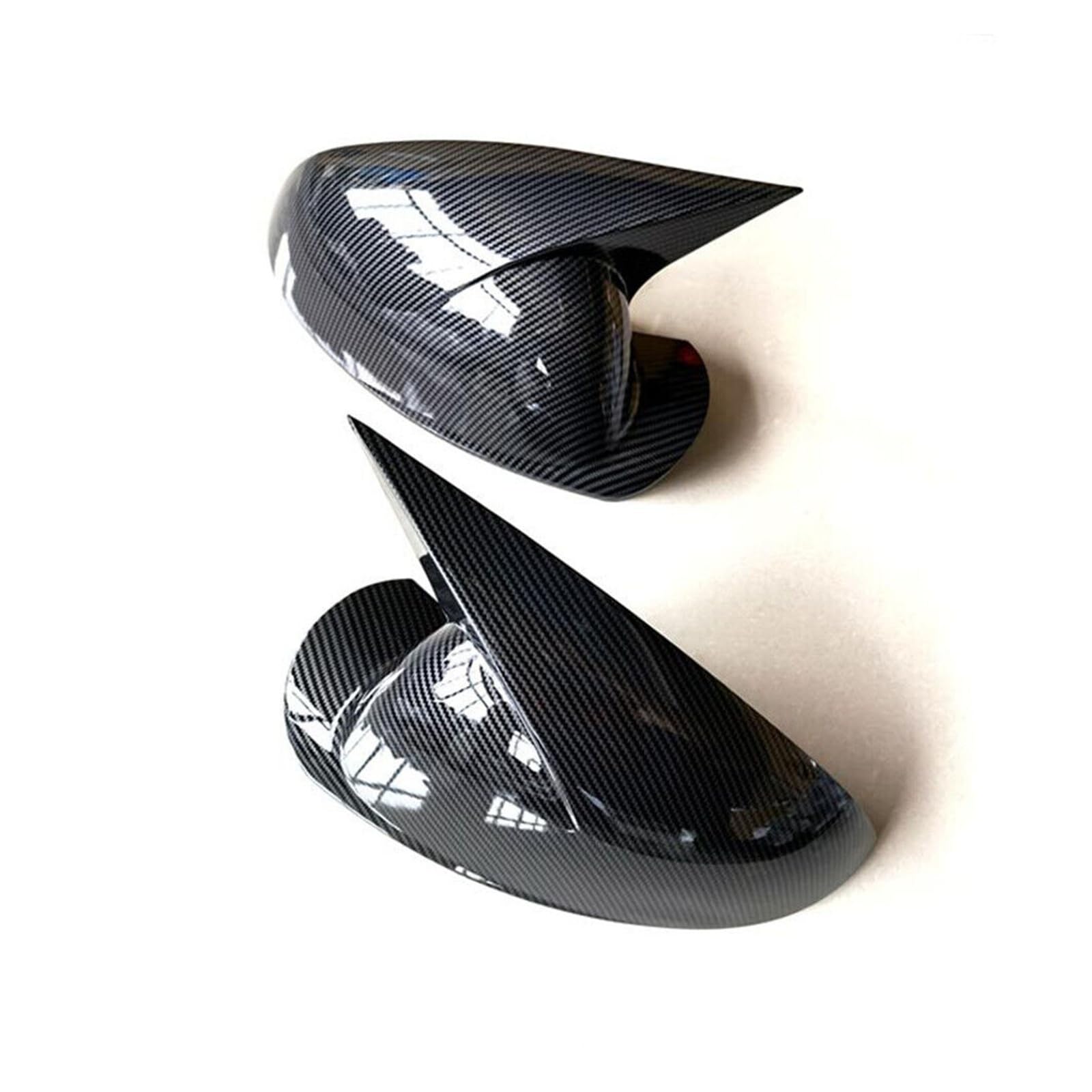 for Buick for Regal 2008 2009 2010-2016 Sticker Rearview Side Mirror Cover Wing Cap Exterior Door Case Trim Rearview Mirror Cover Housing(Carbon)