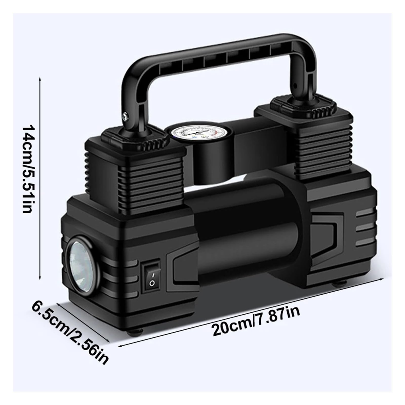 Elektryczna Pompka Do Opon 150 PSI 12 V Samochodowych LED Latarka Awaryjna Inflator Automatyczna Wszystkich Pojazdów Szybkie Pompowanie Wysiłku(Digital)