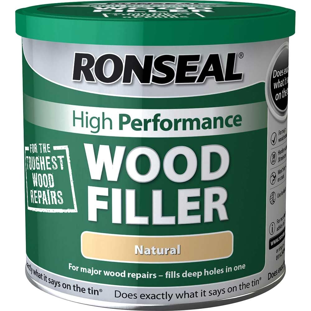 Ronseal High Performance Wood Filler - White 550g