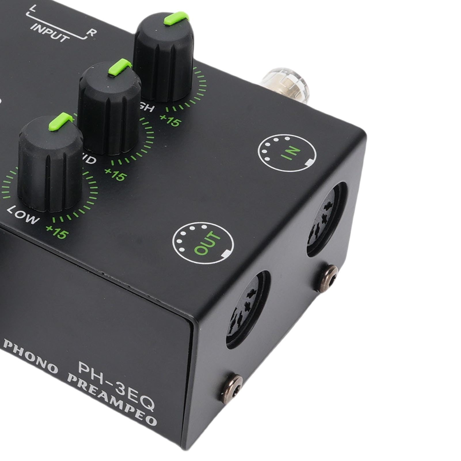 Preamplificatore Phono RIAA, MM/MC Alta Fedeltà, Costruzione in Metallo, Regolazione EQ 3 Band, per Giradischi Vinile (#1)