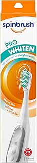Spinbrush Pro Whiten, Battery Toothbrush for Adults, Medium Bristles, Batteries Included