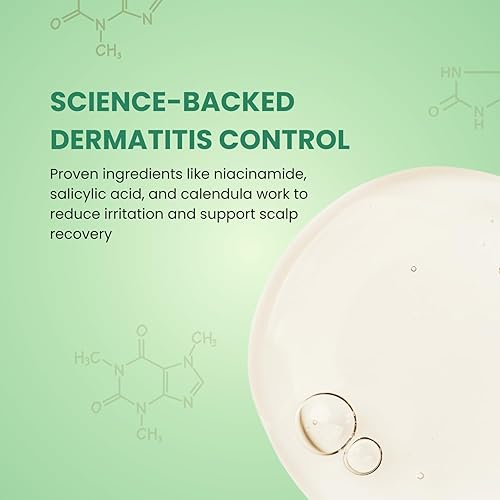 Miniatura 6 de Champú para control de la dermatitis y raíces saludables alivia la dermatitis seborreica, reduce el sebo, infundido con árbol de té, jojoba y