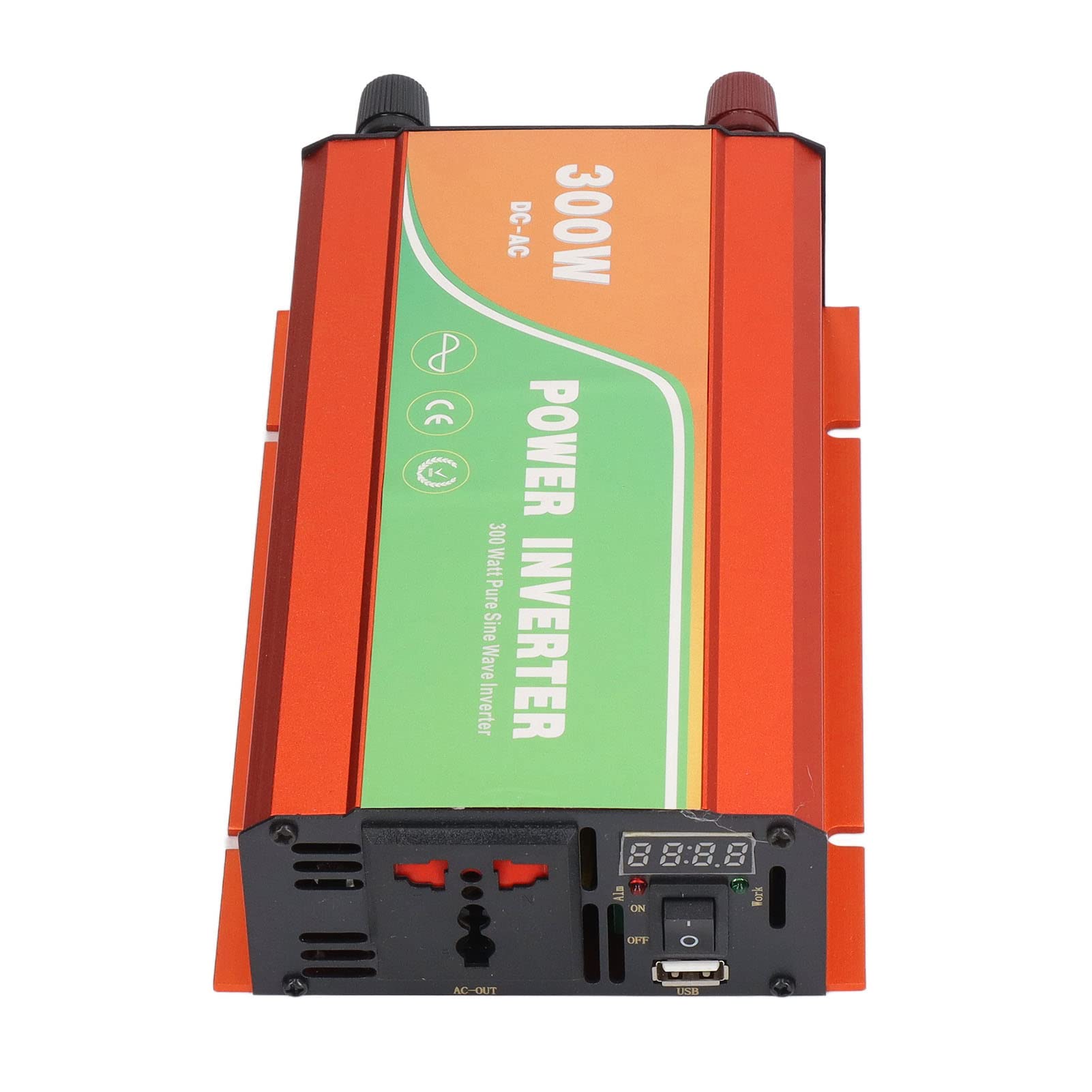 Srliya Inversor de Corriente de 300 W con Ventilador de Refrigeración (12