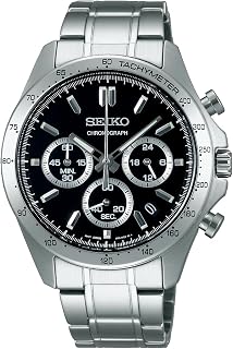 [セイコーウオッチ]SEIKO SELECTION SBTR013 メンズ腕時計 電池式クオーツ クロノグラフ 文字盤ブラック ステンレススチール | 日付カレンダー・24時針搭載