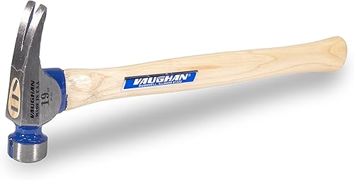 Vaughan & Bushnell CF2L California Framer Martillo con cara fresada, mango largo y recto, cabeza de 19 onzas