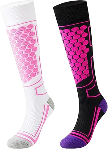Calcetines Térmicos De Esquí Paquete De 2 Para Hombre y Mujer, Calcetines Invierno Frio Extremo, Para Esquiar, Snowboard, Deportes De Invierno Al Aire Libre