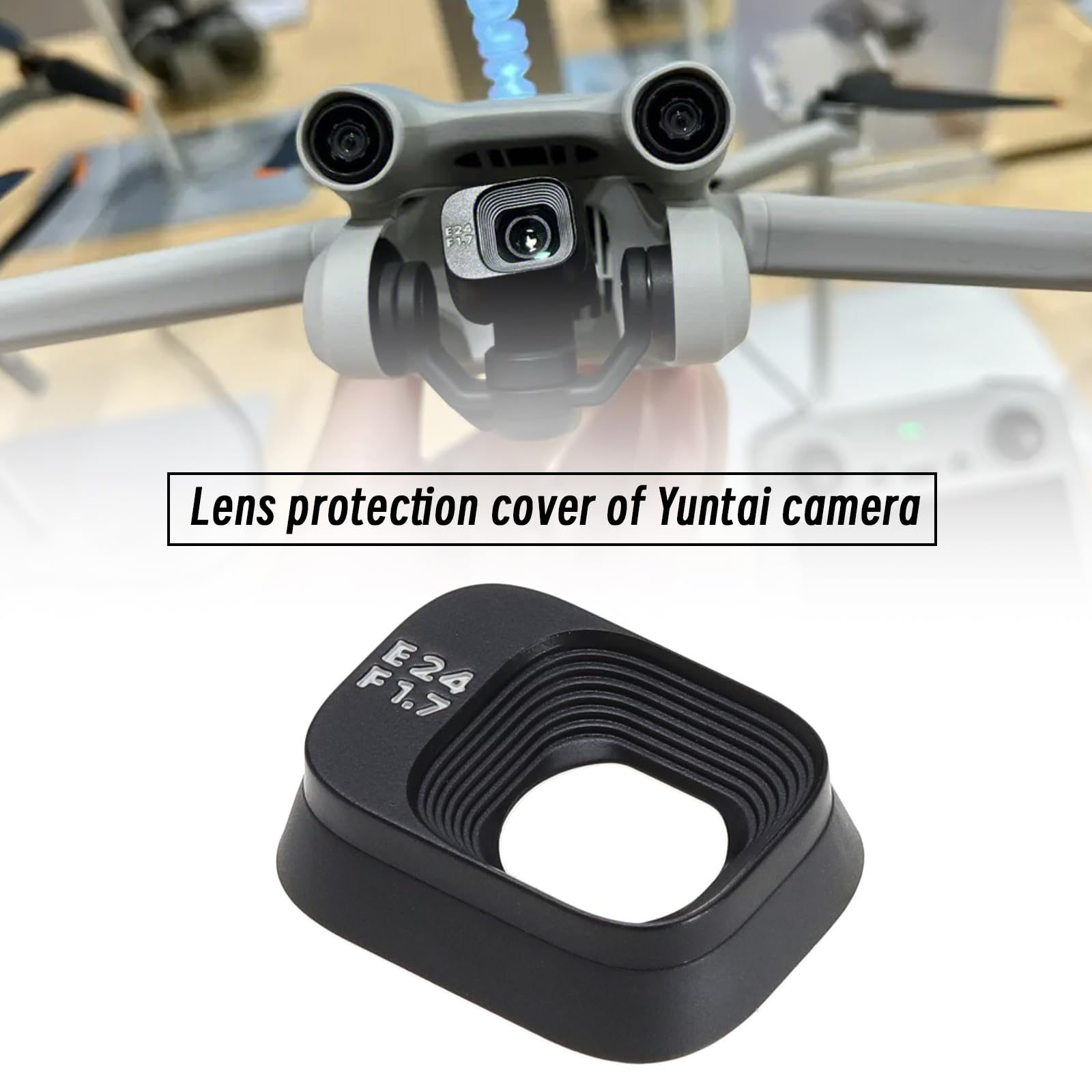 YINETTECH Gimbal Lens Cover Cap Compatible with DJI Mini 3 Pro Accessories Camera Frame Cover Drone Assembly Lens Cap Lens Protector - Image 2