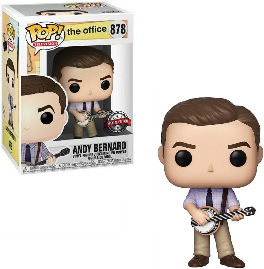 Funko Pop The Office Andy Bernard with 